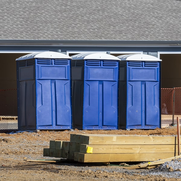 are there any restrictions on where i can place the porta potties during my rental period in Lyman